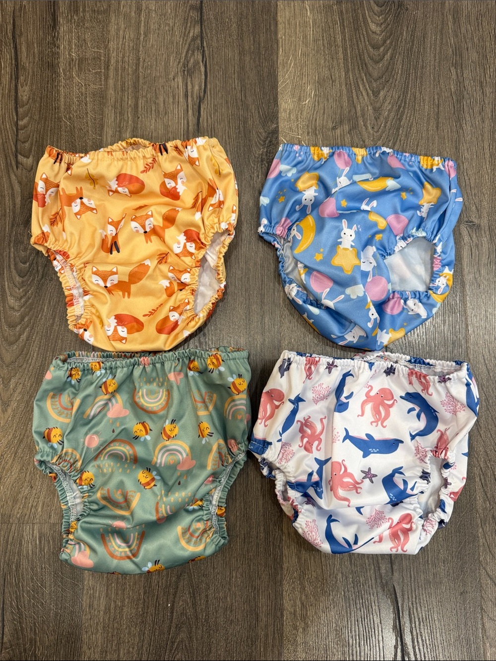 Kids Waterproof Swim Diaper Cover  - Multi Color Set
